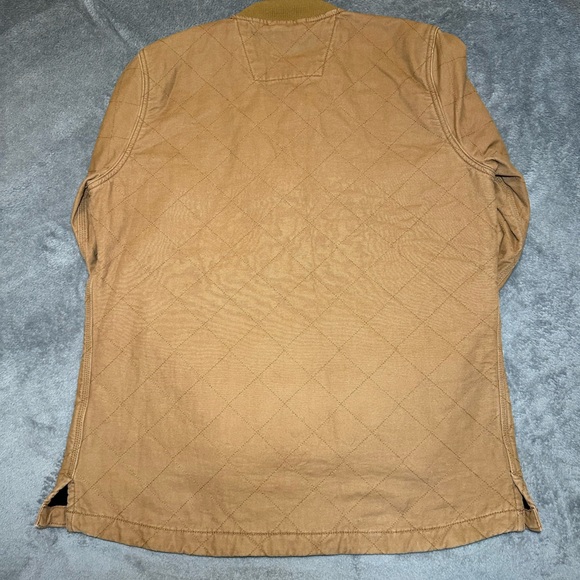 Carhartt Tan Quilted Button Up EUC Jacket - Picture 3 of 3